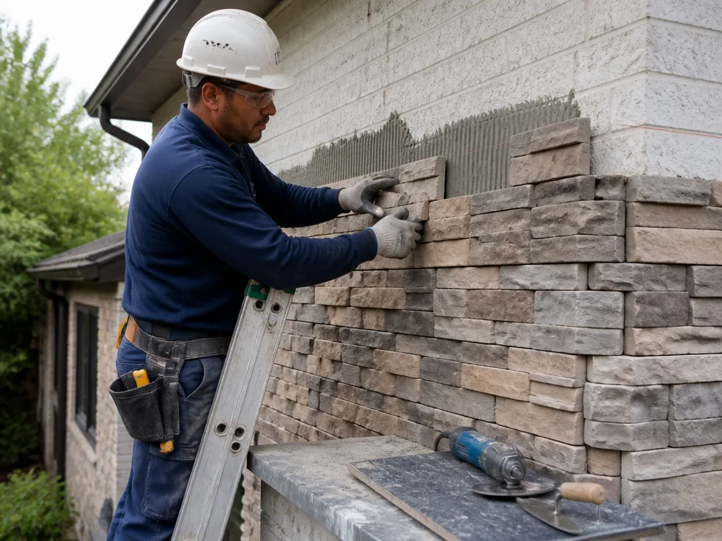 Stone Veneer Installation