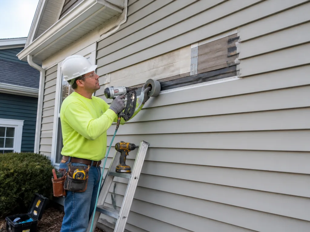 Storm Damage Siding Repair